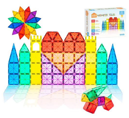 STEAM STUDIO Magnetic Tiles 40 pcs Starter Pack - STEAM STUDIO TOYS