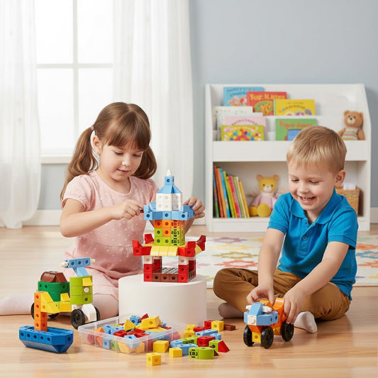 Creative STEAM Building Blocks Set - 364 pcs - Steam Studio Toys