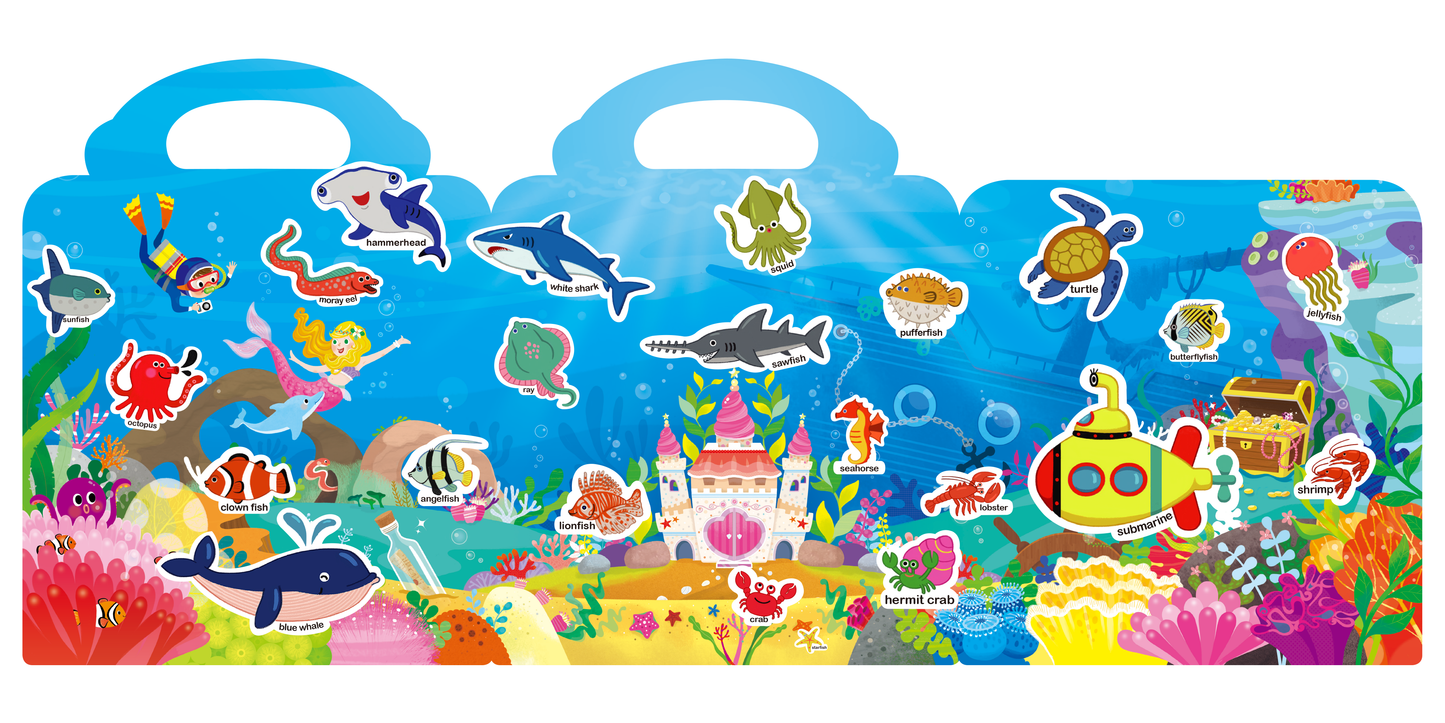 Inherit Culture First Sticker Book Food Grade Silicone Reusable Stickers - STEAM STUDIO TOYS