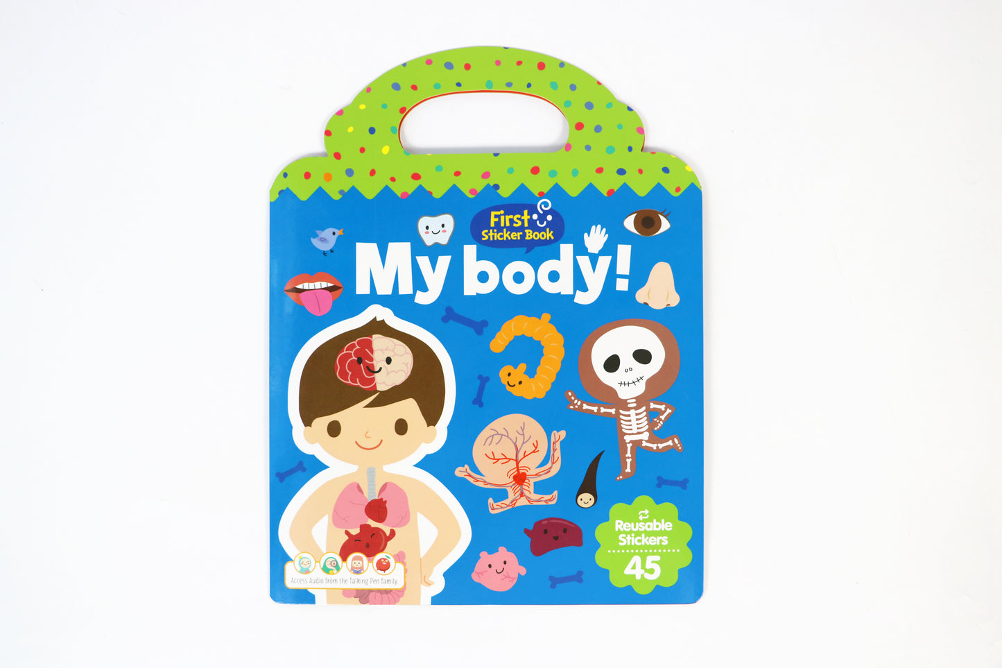 Inherit Culture First Sticker Book Food Grade Silicone Reusable Stickers - STEAM STUDIO TOYS