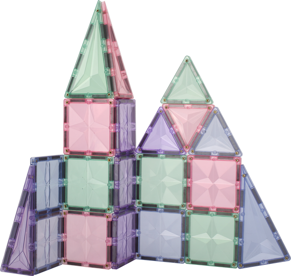 56pc Tiles Set (3 colour variants: Rainbow, pastel, ice)