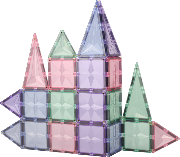 56pc Tiles Set (3 colour variants: Rainbow, pastel, ice)