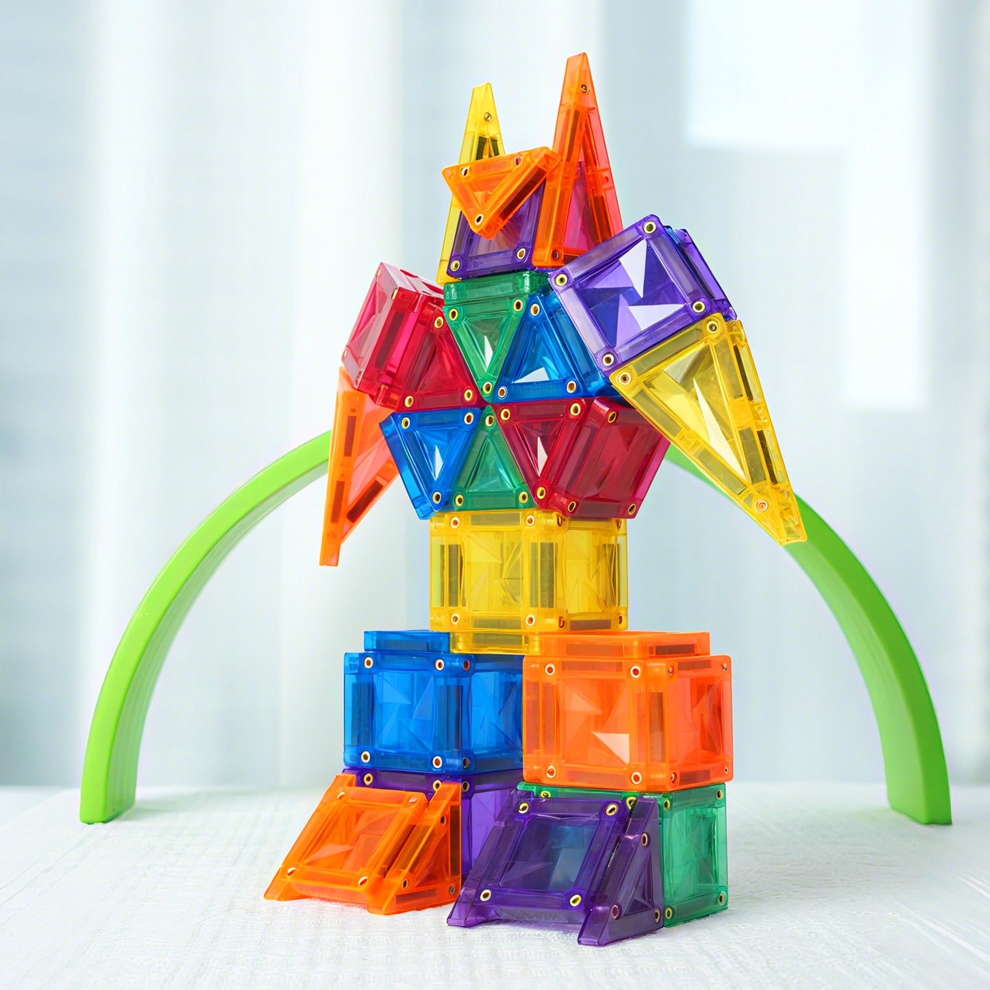 STEAM STUDIO Mini Magnetic Tiles 32‑Piece Set