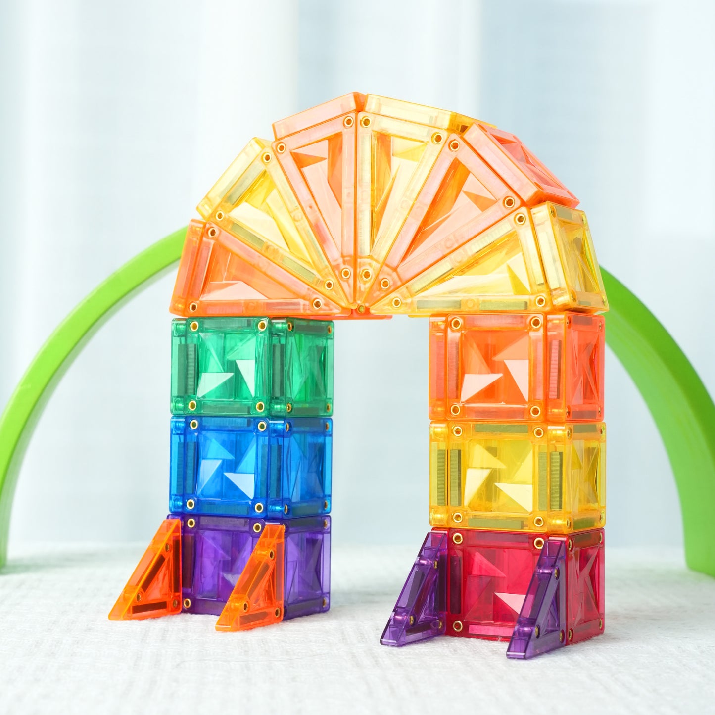 STEAM STUDIO Mini Magnetic Tiles 32‑Piece Set