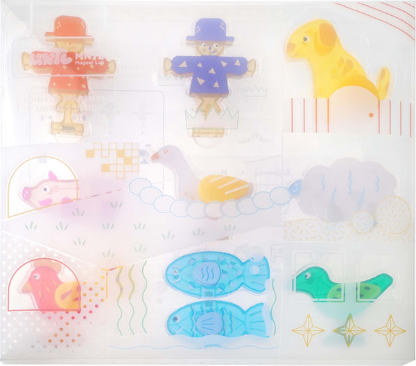 10 PCS Animal Figures Pack-The Farm Themed Set