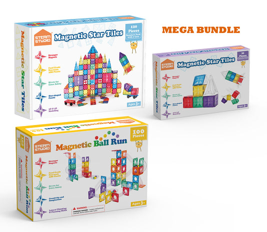 The Mega Bundle (Rainbow tiles and Ball Run - TOTAL 256 PCS)