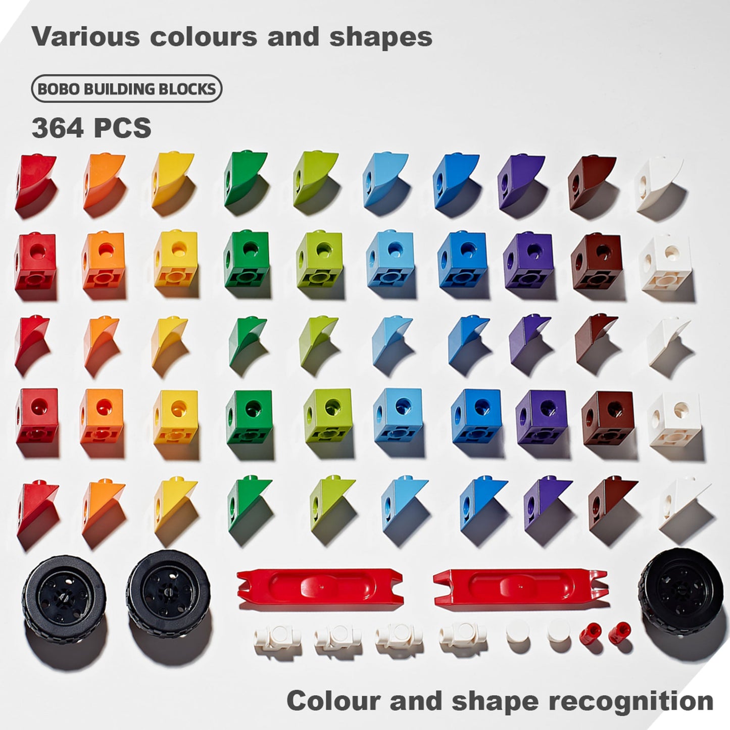 Creative STEAM Building Blocks Set - 364 pcs - Steam Studio Toys