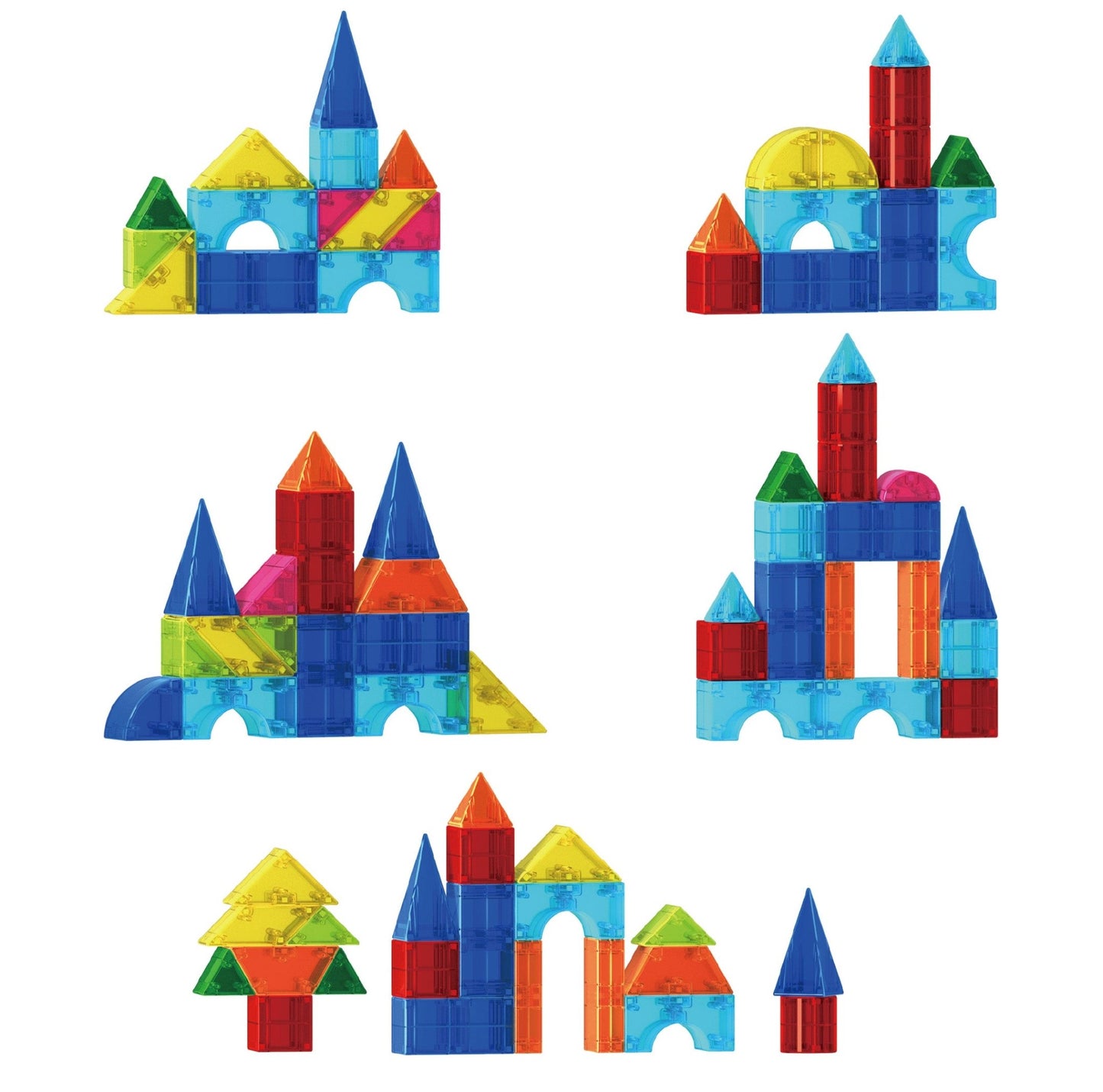 STEAM STUDIO 3D Magnetic Blocks - 42 Piece Set - Steam Studio Toys