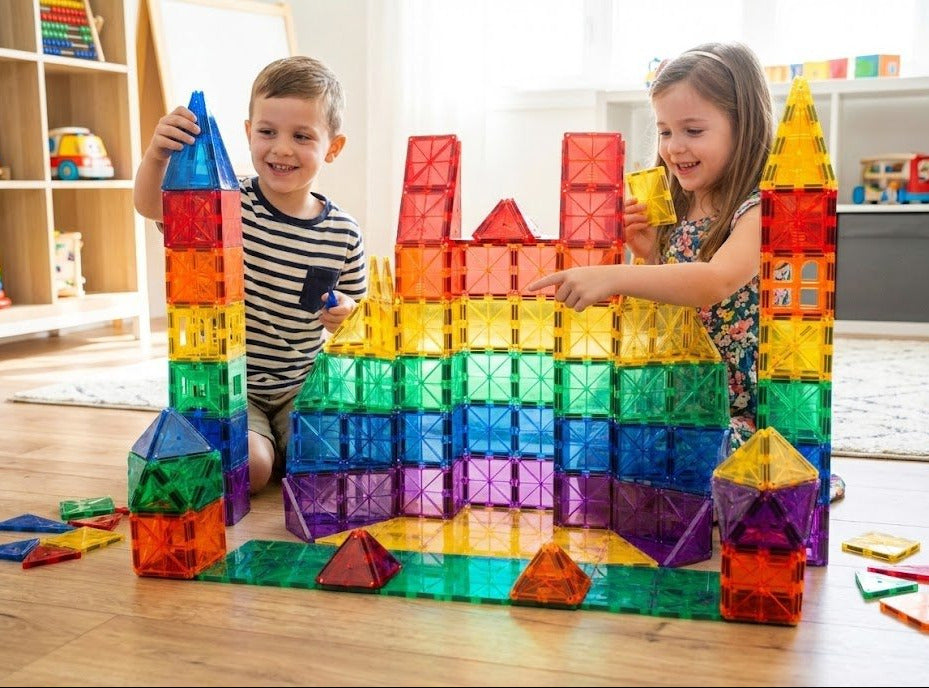 STEAM STUDIO Magnetic Tiles 40 pcs Starter Pack - Steam Studio Toys