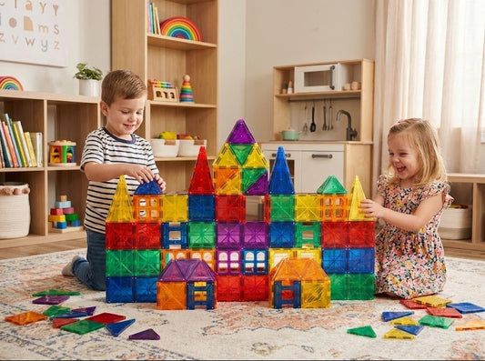 STEAM STUDIO Magnetic Tiles 40 pcs Starter Pack - Steam Studio Toys