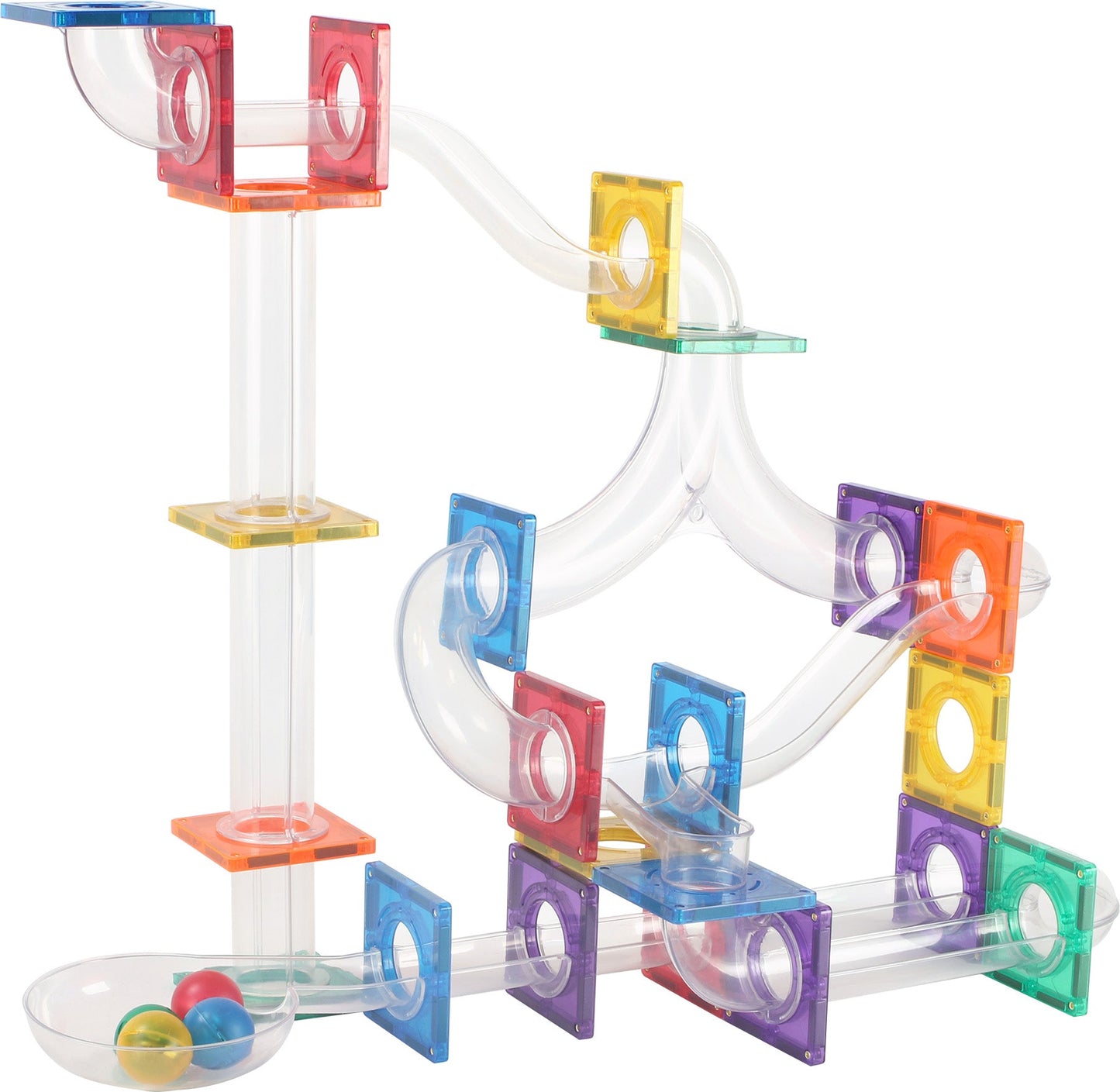 STEAM STUDIO Magnetic Tiles Marble Run 100 pcs Set - Steam Studio Toys