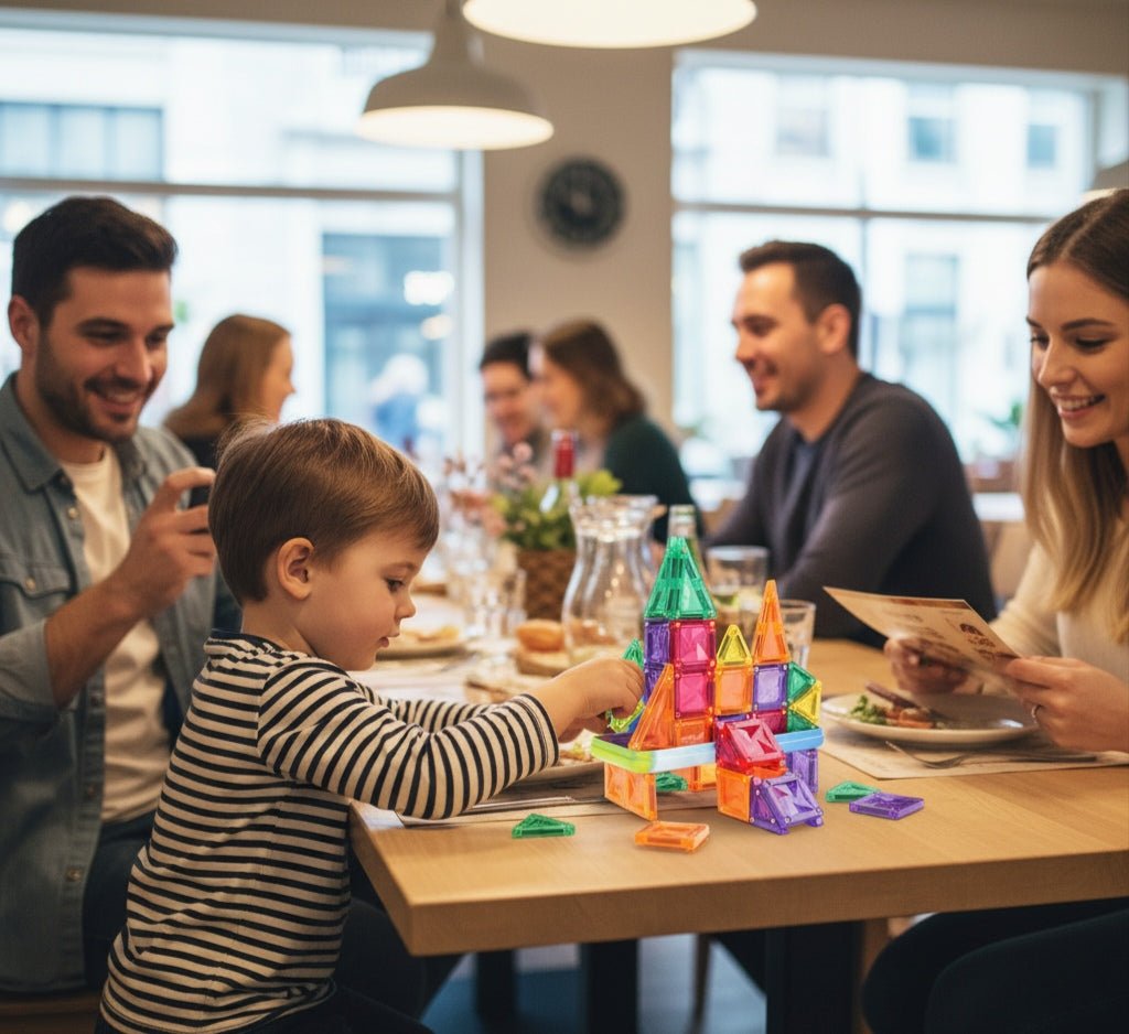 STEAM STUDIO Mini Magnetic Tiles 32‑Piece Set - Steam Studio Toys