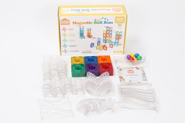 STEAM STUDIO Magnetic Tiles Marble Run 100 pcs Set