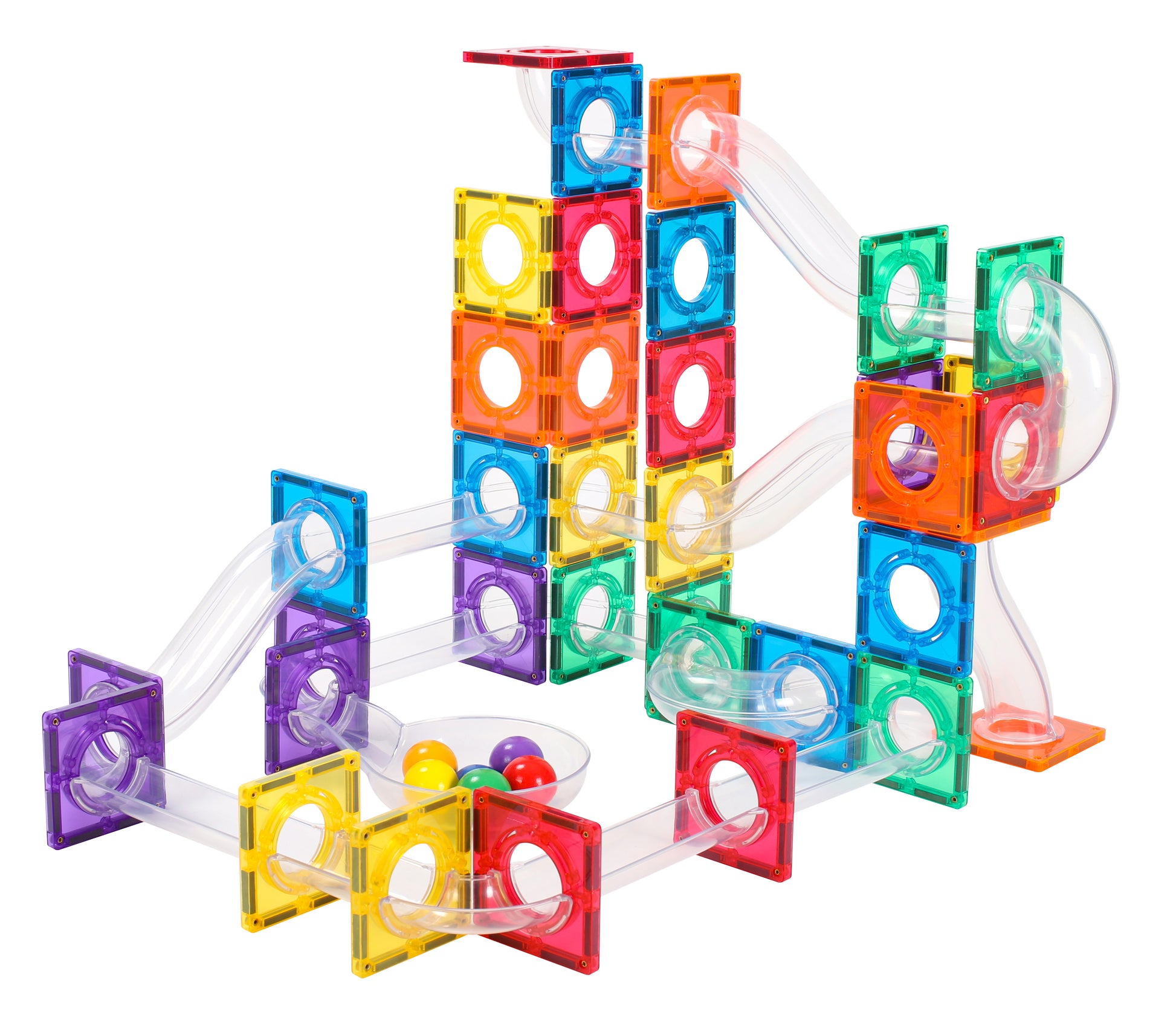 STEAM STUDIO Magnetic Tiles Marble Run 100 pcs Set - STEAM STUDIO TOYS