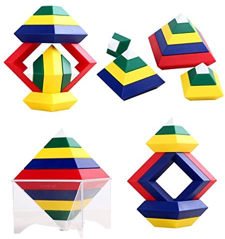 STEAM STUDIO Pyramid Building Blocks 15pcs Set - STEAM STUDIO TOYS