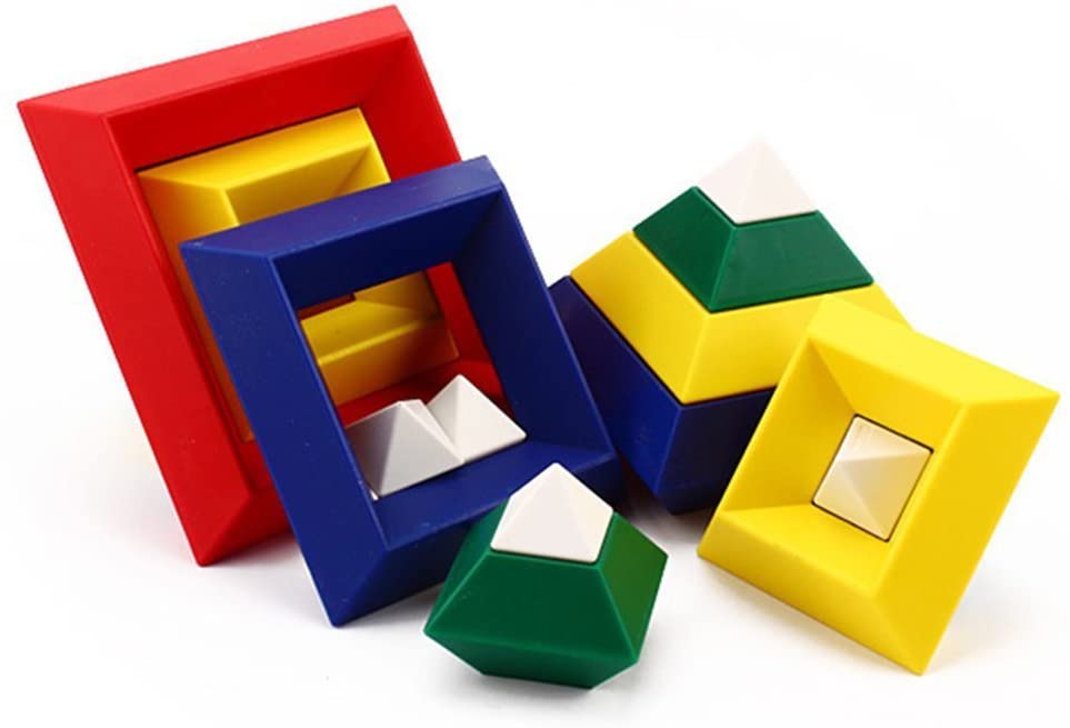 STEAM STUDIO Pyramid Building Blocks 15pcs Set - STEAM STUDIO TOYS