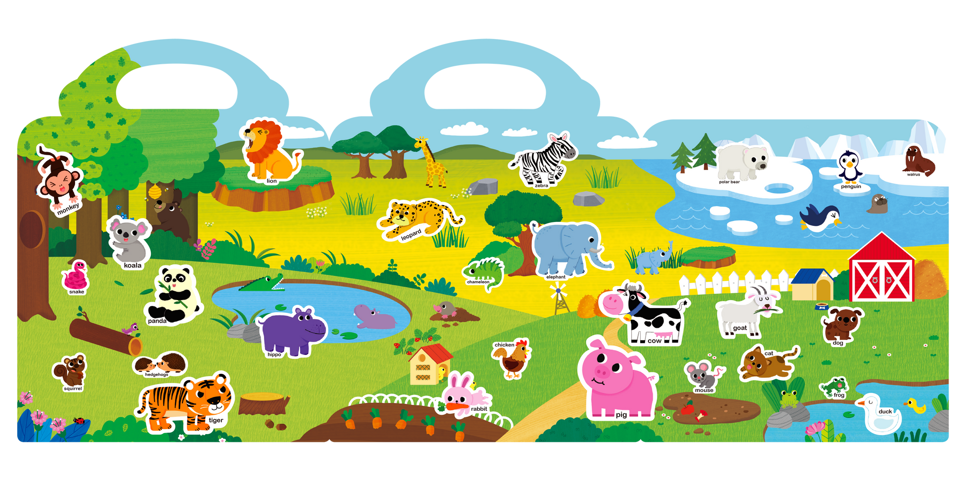 Inherit Culture First Sticker Book Food Grade Silicone Reusable Stickers - STEAM STUDIO TOYS