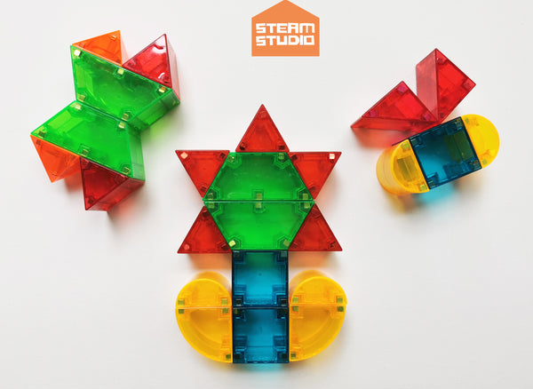 STEAM STUDIO 3D Magnetic Blocks - 32 Piece Set