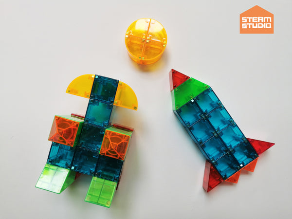 STEAM STUDIO 3D Magnetic Blocks - 32 Piece Set