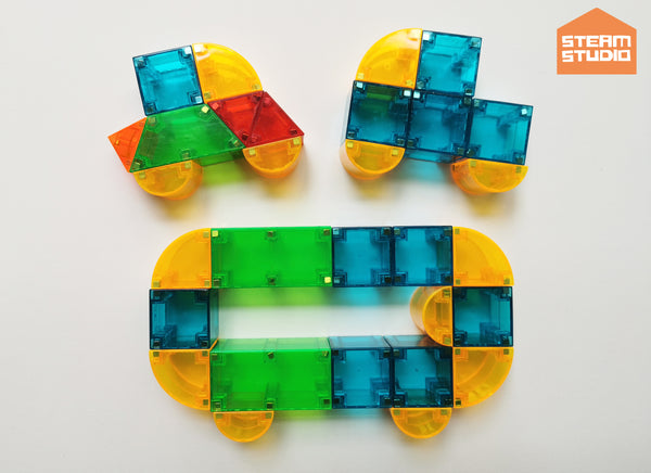 STEAM STUDIO 3D Magnetic Blocks - 32 Piece Set