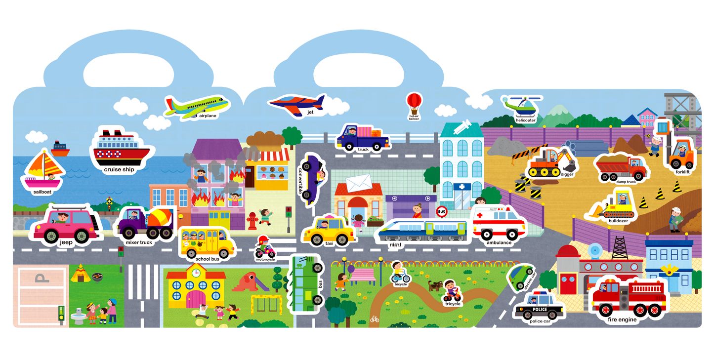 Inherit Culture First Sticker Book Food Grade Silicone Reusable Stickers - STEAM STUDIO TOYS