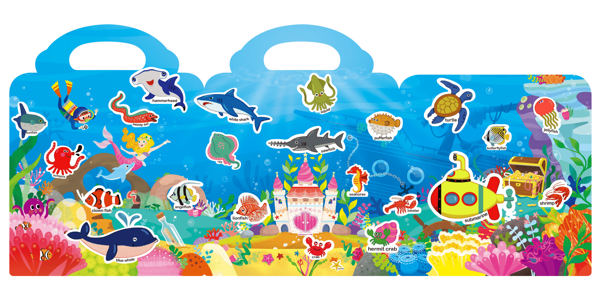 Inherit Culture First Sticker Book Food Grade Silicone Reusable Stickers 8 BOOKS BUNDLE - Steam Studio Toys