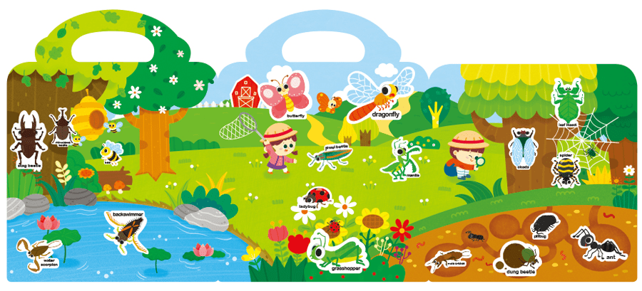 Inherit Culture First Sticker Book Food Grade Silicone Reusable Stickers 8 BOOKS BUNDLE - Steam Studio Toys