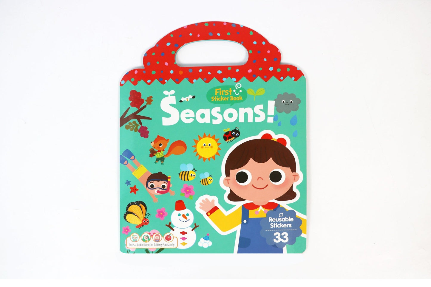 Inherit Culture First Sticker Book Food Grade Silicone Reusable Stickers 8 BOOKS BUNDLE - Steam Studio Toys