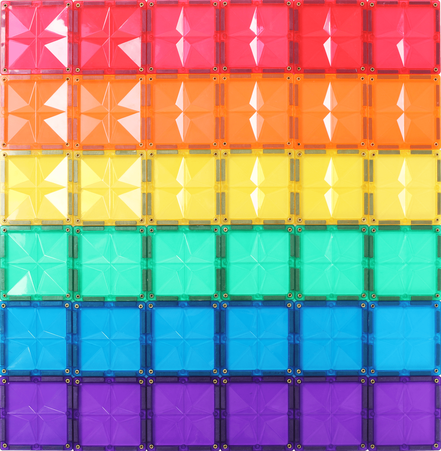 STEAM STUDIO Star Magnetic Tiles 36 Pieces Expansion Pack - Steam Studio Toys