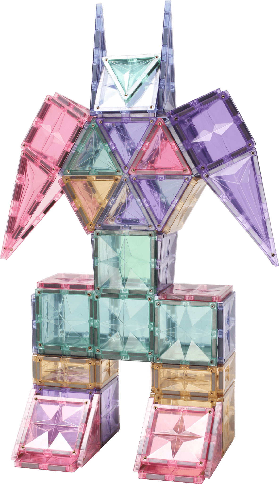 The Star Bundle (Rainbow+Pastel tiles and Baseplates - TOTAL 192 PCS) - Steam Studio Toys