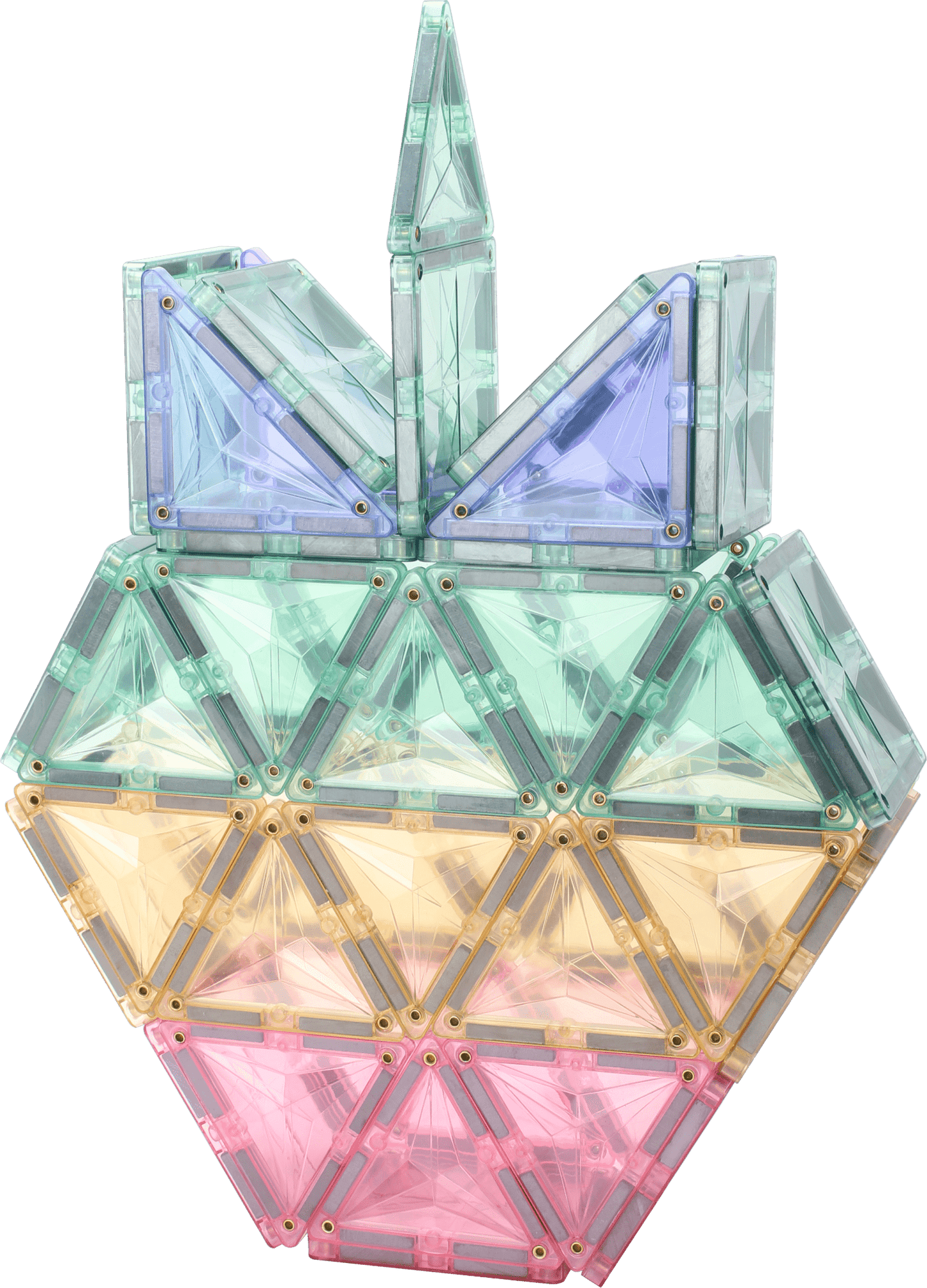 The Star Bundle (Rainbow+Pastel tiles and Baseplates - TOTAL 192 PCS) - Steam Studio Toys